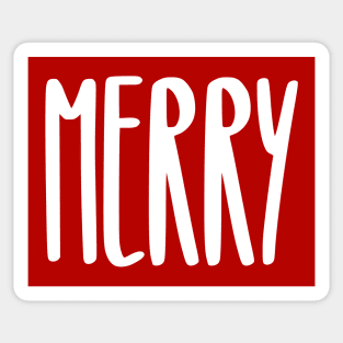 Merry Sticker